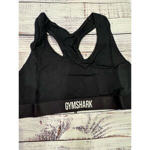 Gymshark NEW Cotton Bralette in Black Size Medium